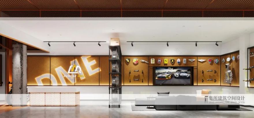 【展示空间设计】|镀摩尔汽车美容方案设计-40