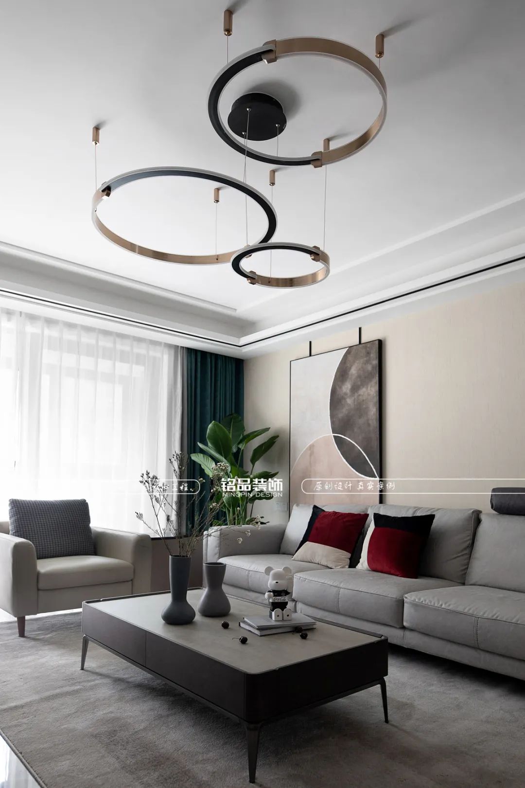 型男运动风 120㎡现代轻奢家居丨铭品装饰-6