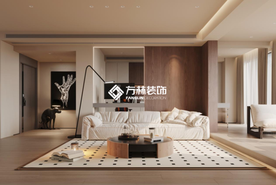 多亏了意式极简风!150㎡装完太像豪宅啦!-7