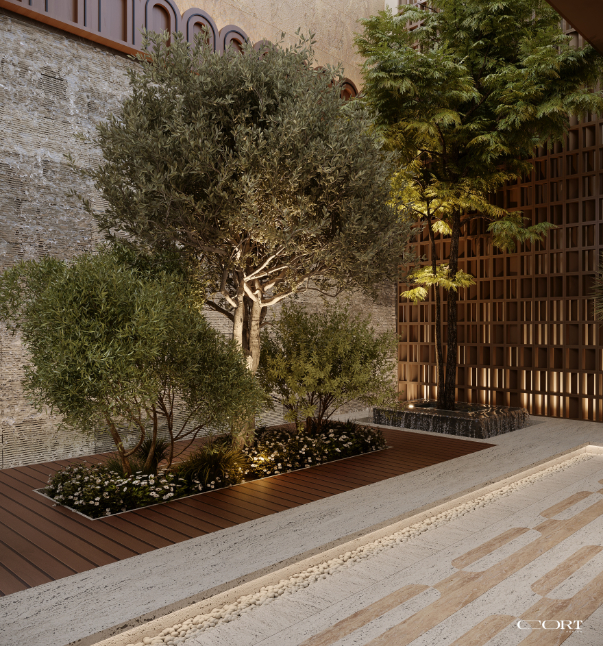 私人别墅景观设计丨沙特阿拉伯利雅得丨CORT Design-7
