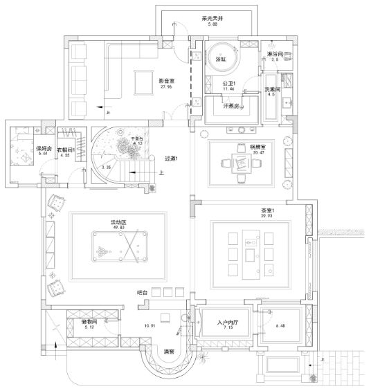 北麓官邸丨天古装饰二郎分公司-45