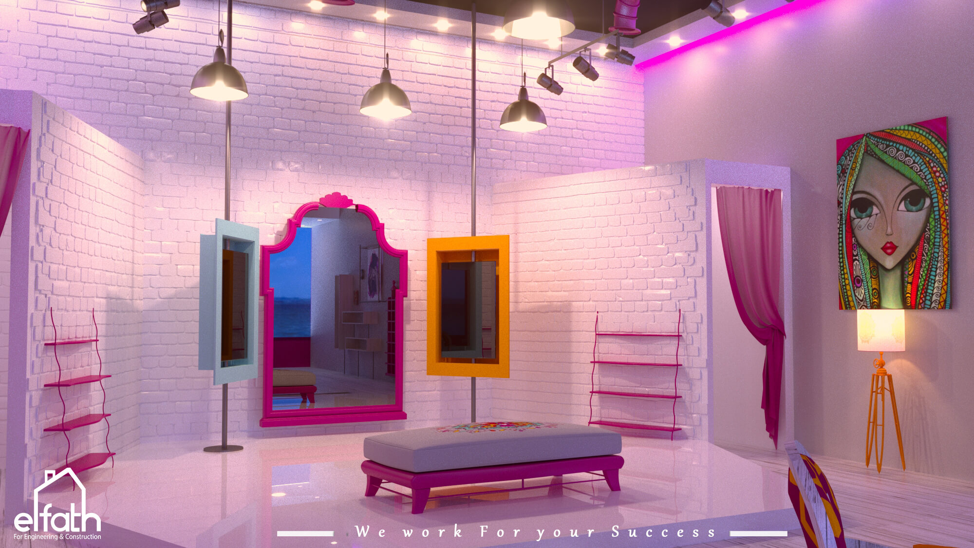 Sue's Fashion 室内外设计丨埃及开罗丨El Fath Office-8