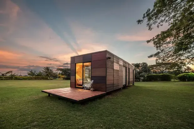 38m2 模块化木屋设计,极致空间利用-16