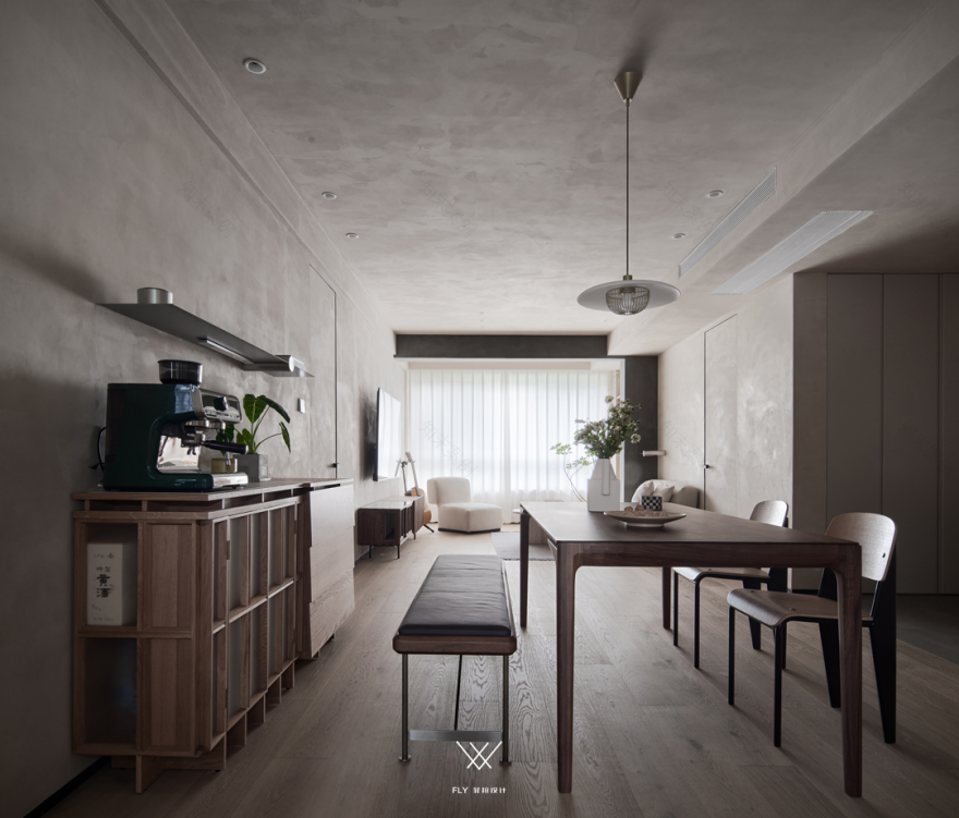 奶油色+巧克力色,温柔与克制的魅力空间丨中国杭州丨菲拉设计-66