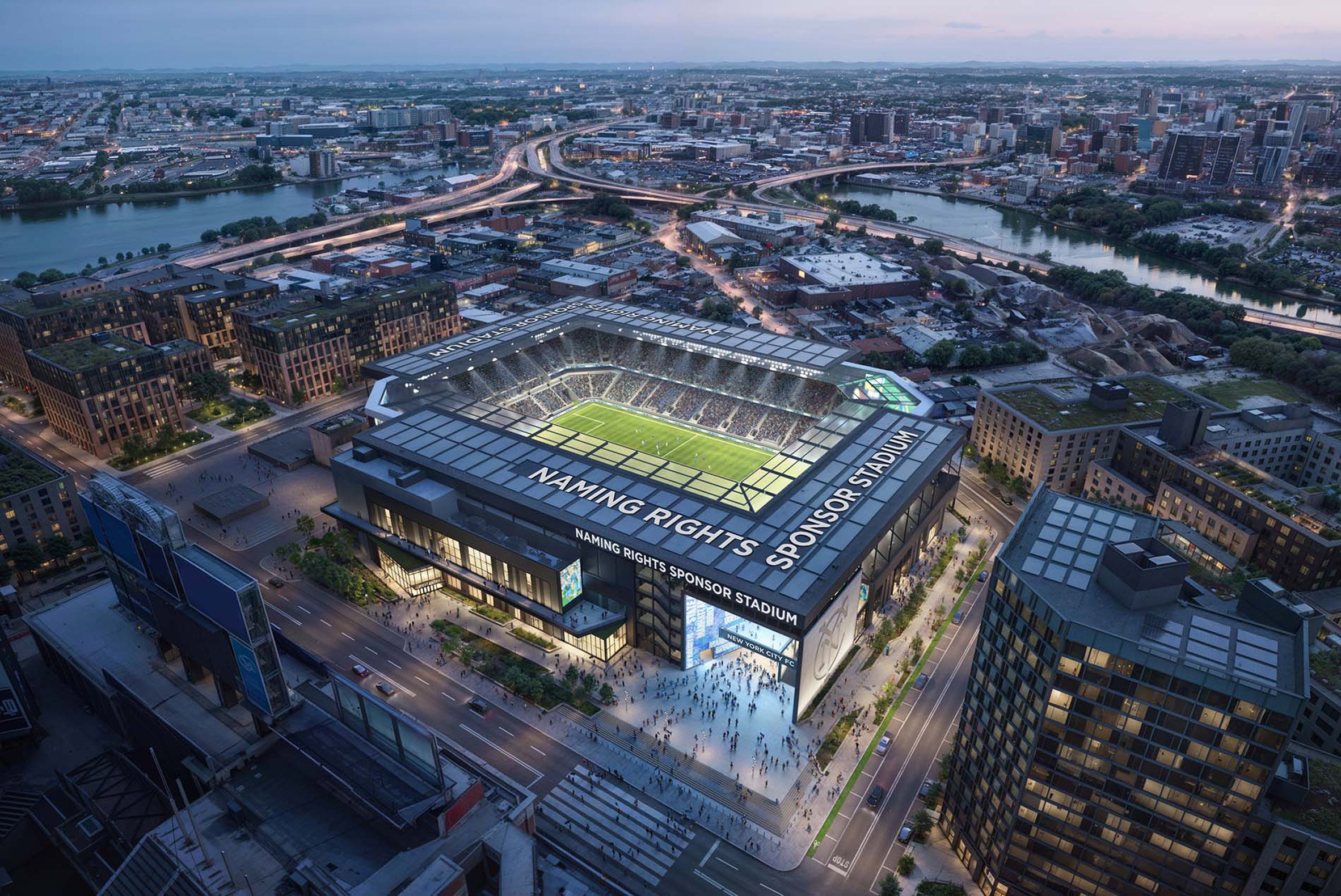 HOK unveils Major League Soccer's first fully electric stadium in Queens-12