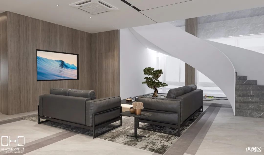 壹舍设计 | 面包树二号楼极致简约办公空间-18