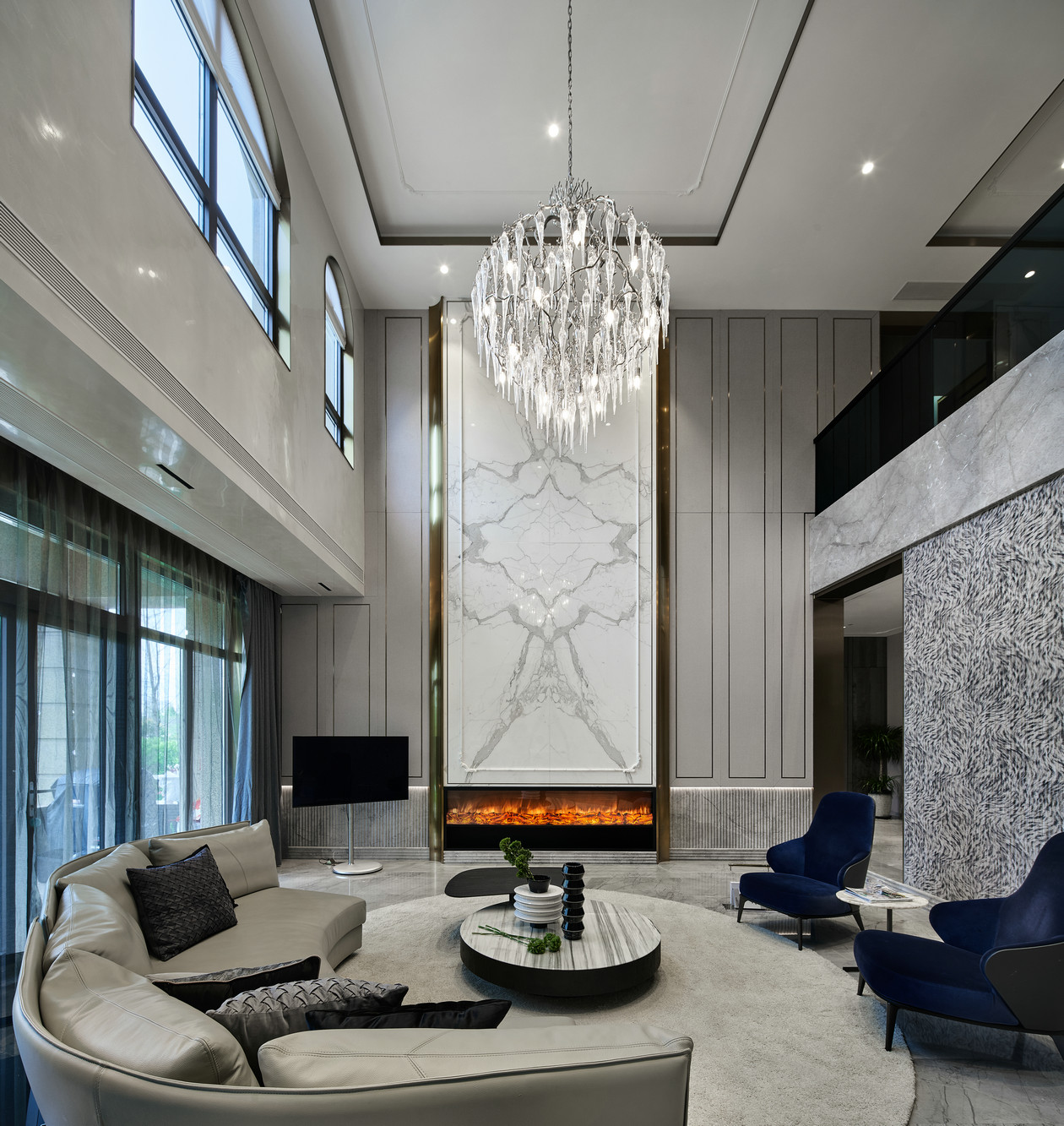 力设计新作 |“ 直播 ”里那个精致别墅毕业了~-17