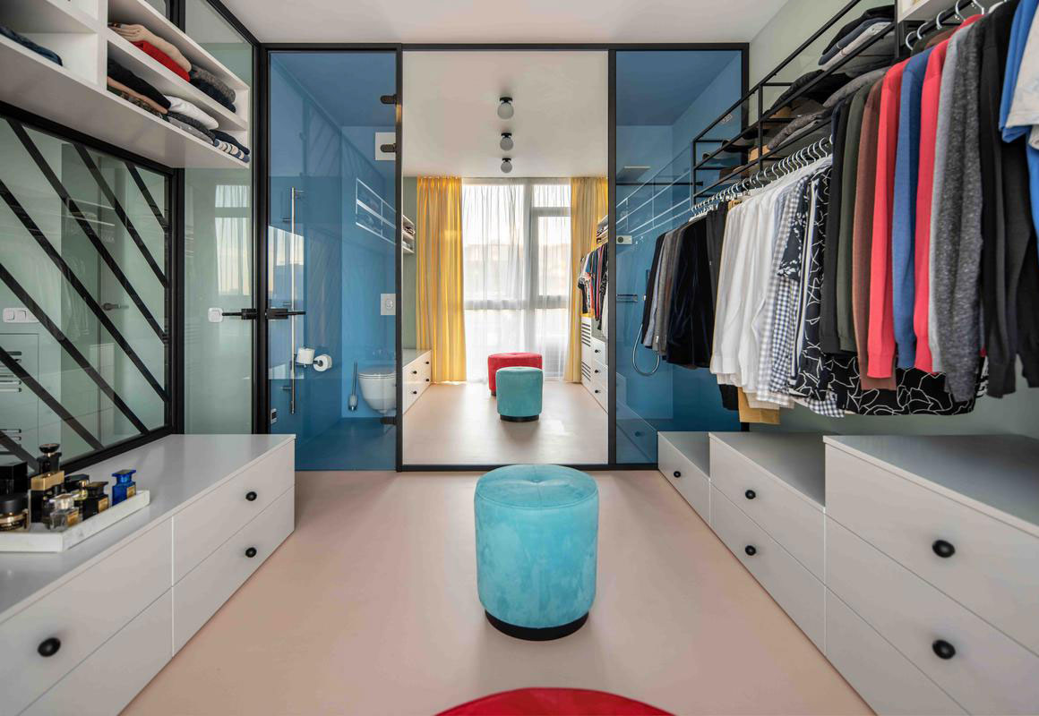 基辅大胆明亮的彩色家居设计-12