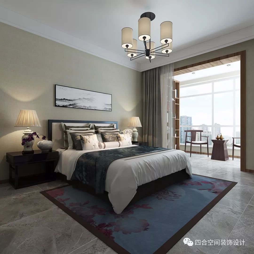 太原万枫小区新中式极简设计 | 含蓄深意与现代艺术融合-21