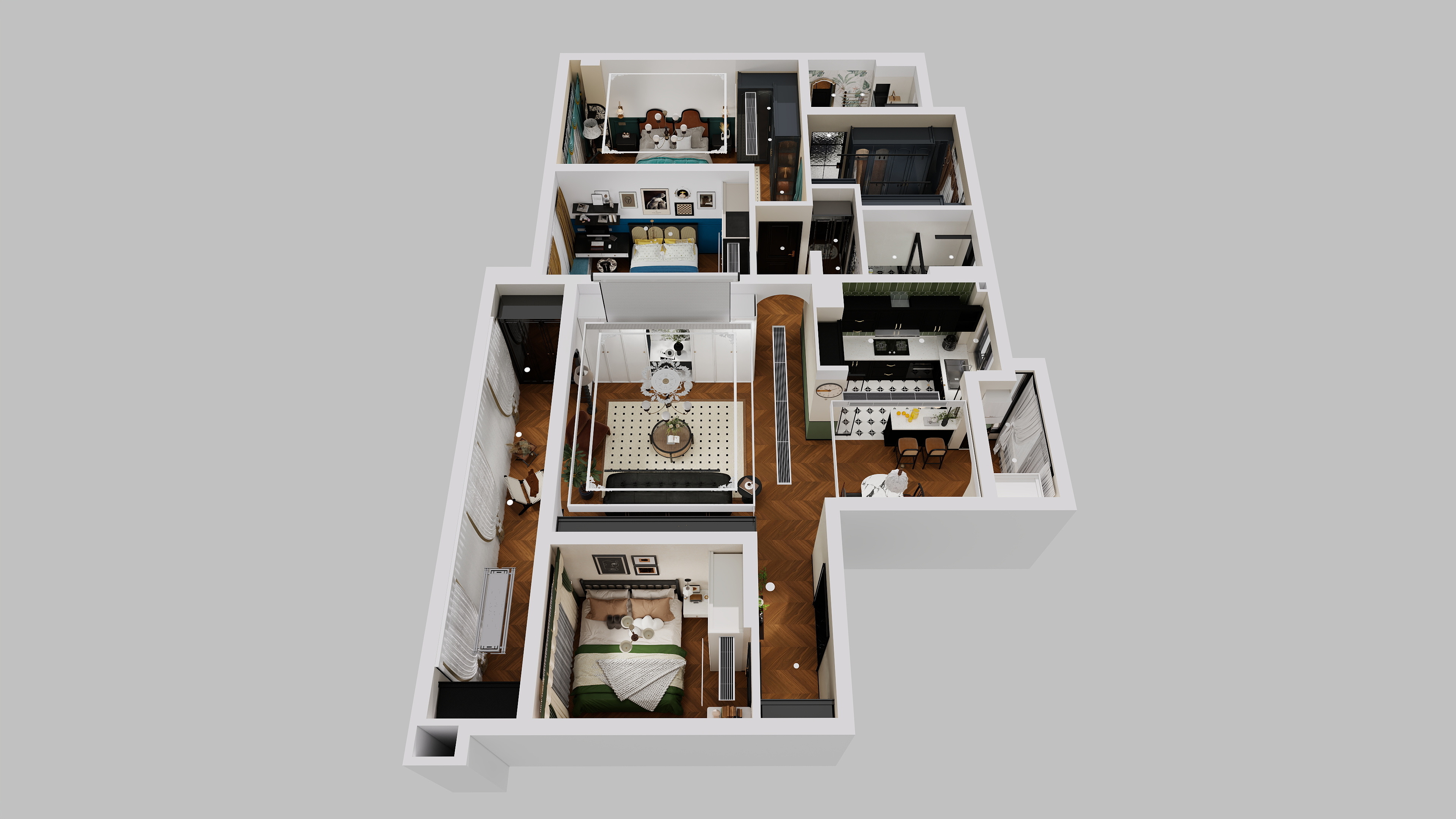 法式复古143平方璀璨铂湾-20