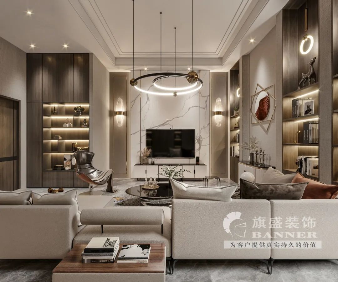 龙湖源著 · 现代复式空间设计丨旗盛-16