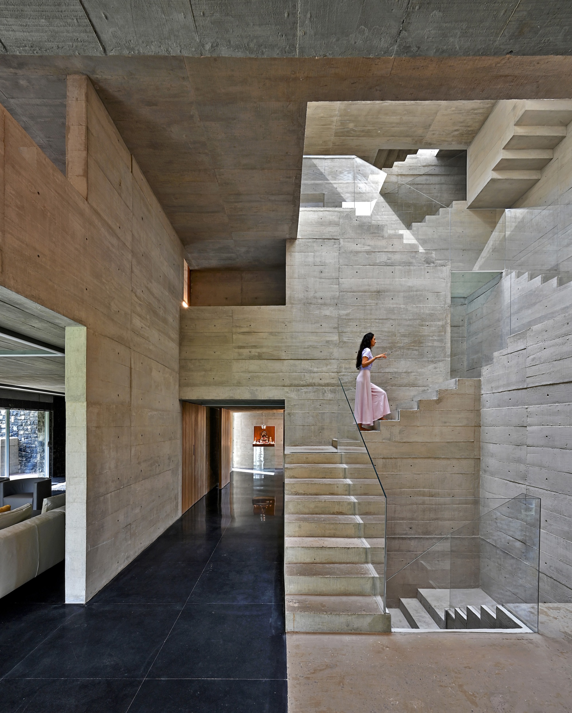 通向海景房的 150 级台阶丨印度丨Matharoo Associates-30