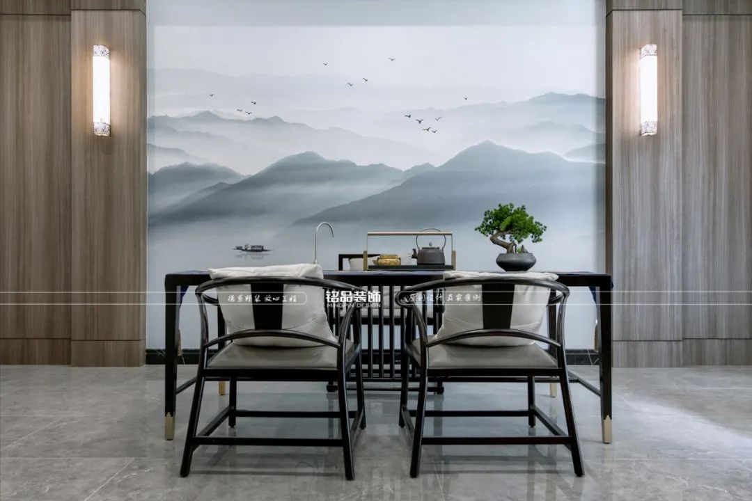 植物爱好者的天然氧吧 · 杭州 400㎡四层排屋新中式设计丨中国杭州丨铭品装饰-35