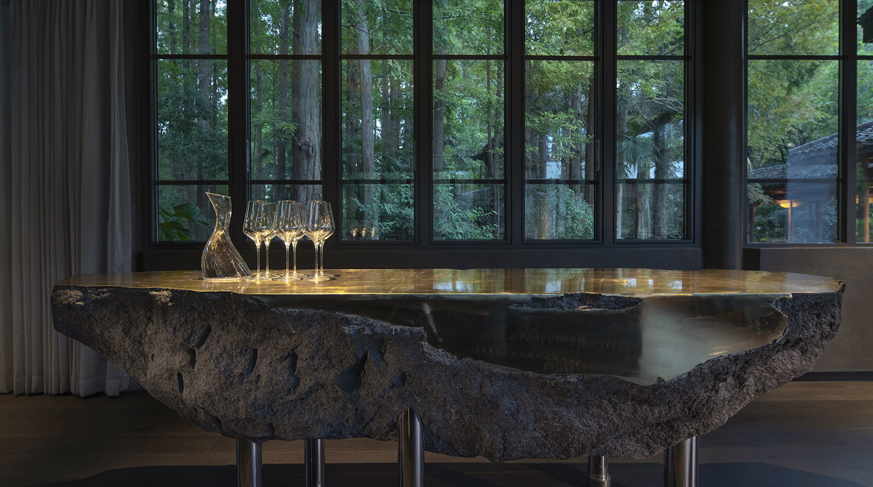 遇湖湾餐厅丨中国杭州丨慢珊瑚文旅设计-82