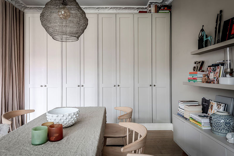 瑞典工业风公寓设计-7