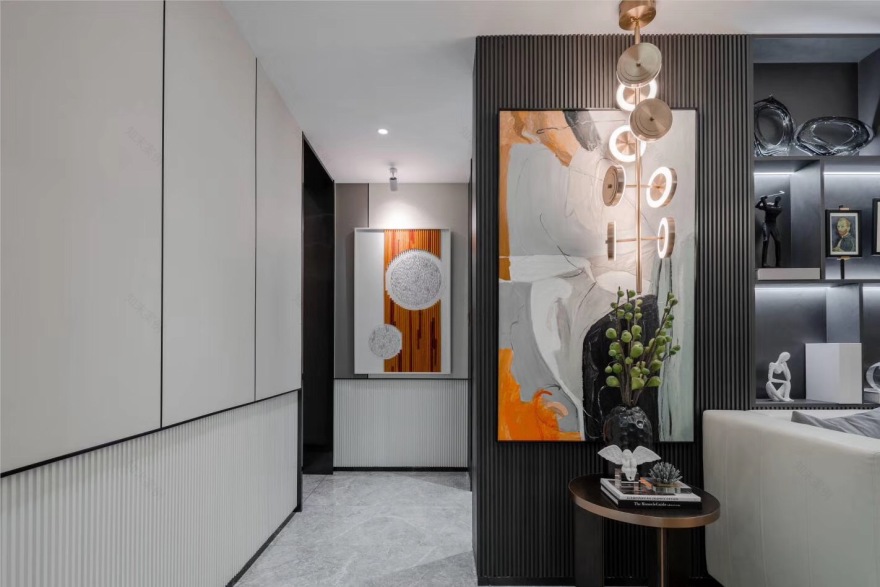 鲁鸿兰亭临帖——135 现代轻奢样板间的精致生活美学-10