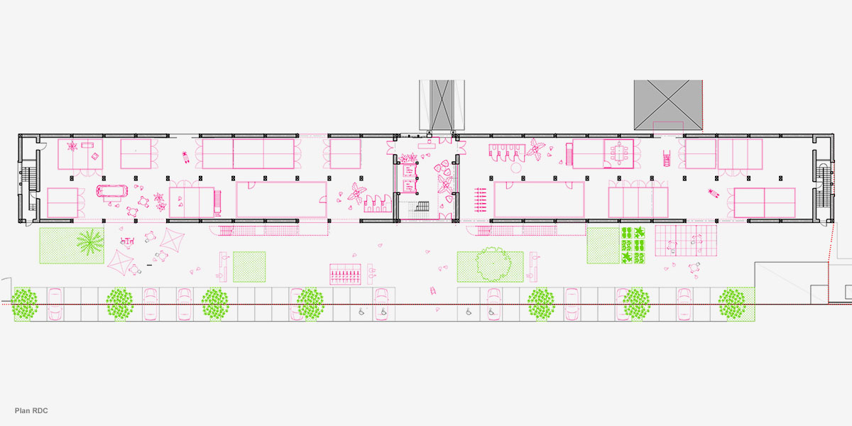 Entrepôts France tabac transformés en pépinière d'entreprises - CoCo architectureCoCo architecture-7