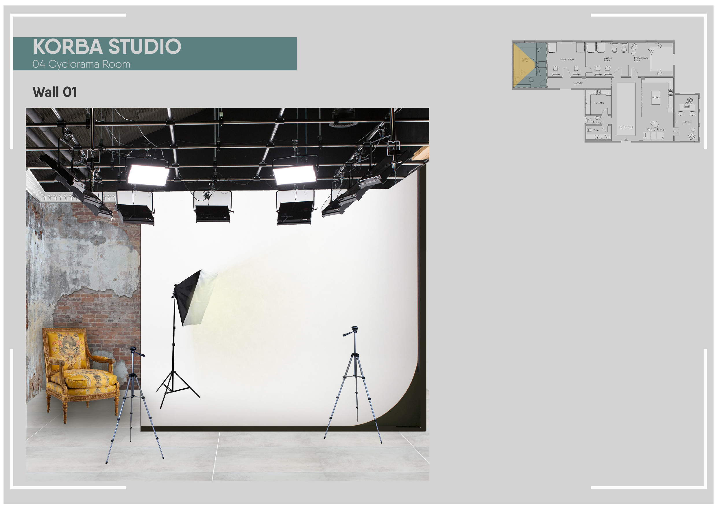 Photography Studio 2D Interior Design & Mood Board-13