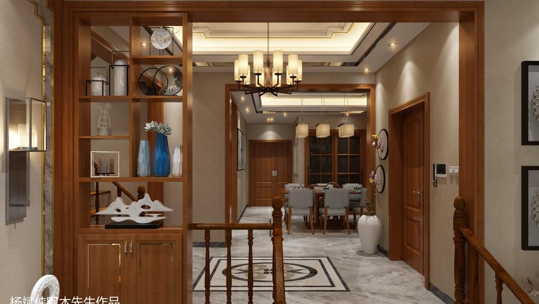 新中式别墅房设计-24