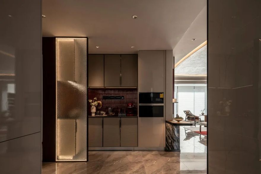 风华万象,经典爱马仕诠释现代轻奢大宅 | 自在设计-28