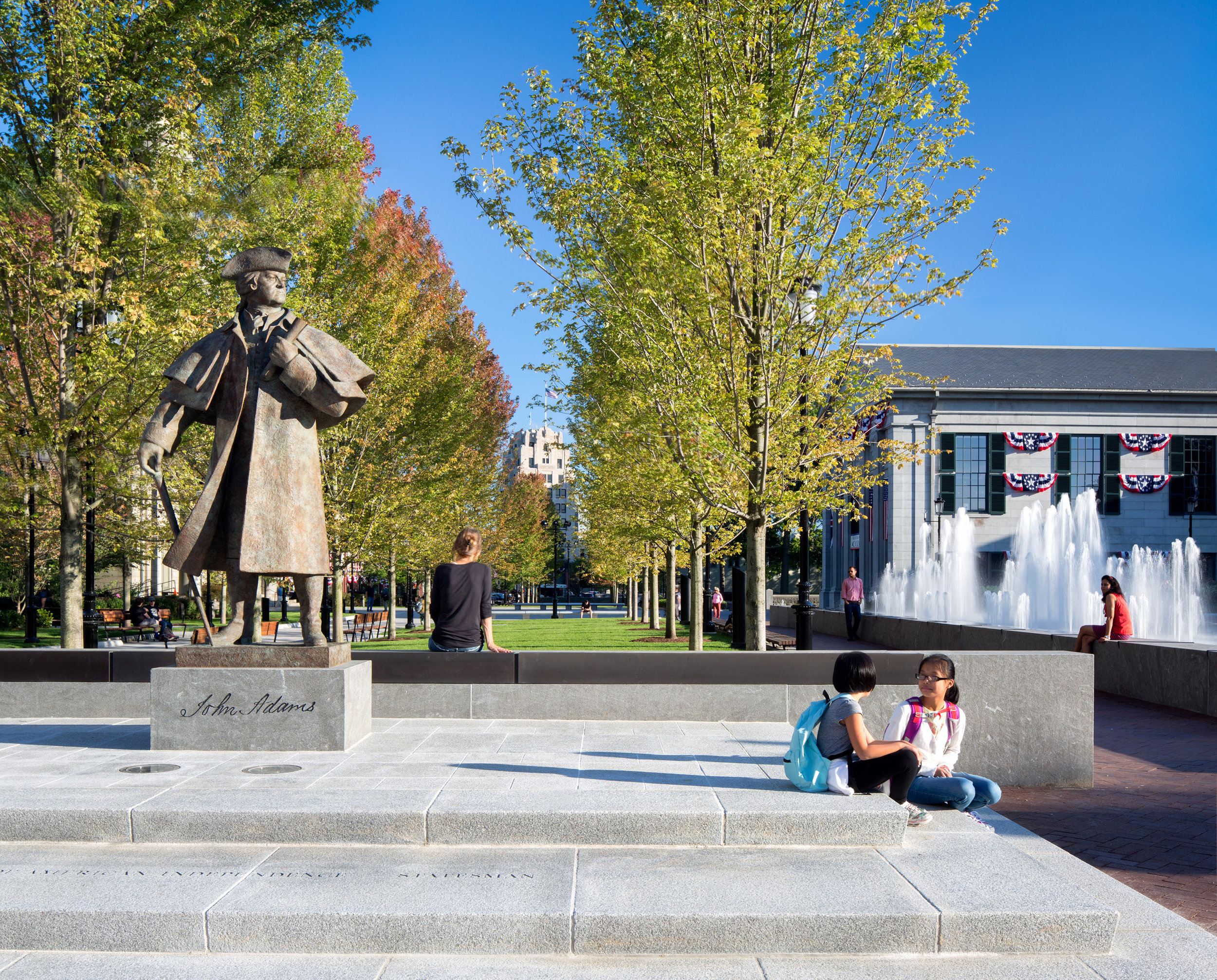 汉考克·亚当斯广场（注：Common在城市规划语境中常指公共广场、绿地等，这里根据常见情况翻译为广场，若有特定背景可按需调整） 丨美国丨Halvorson | Tighe & Bond-4