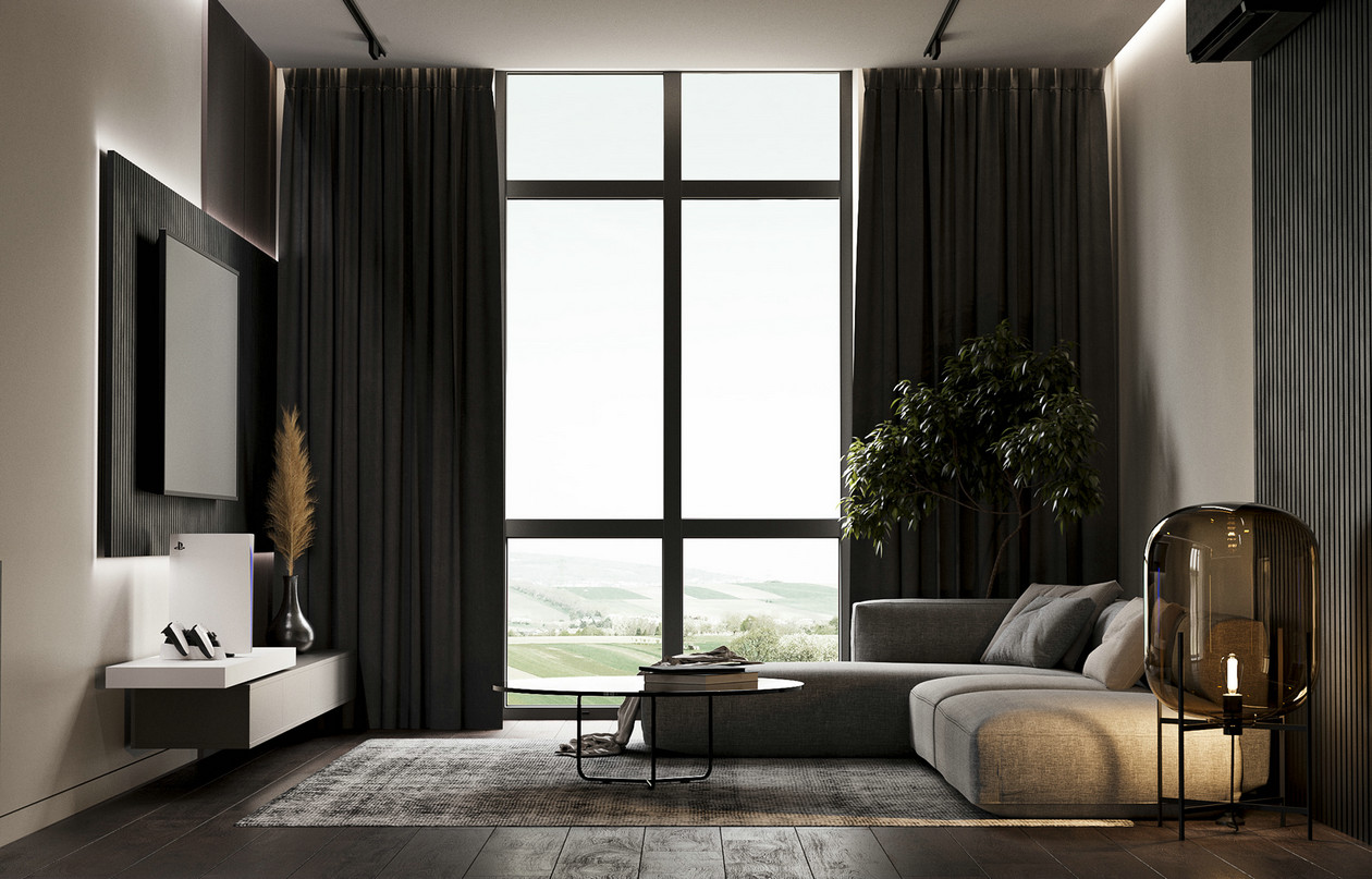 高级灰色系空间设计-5