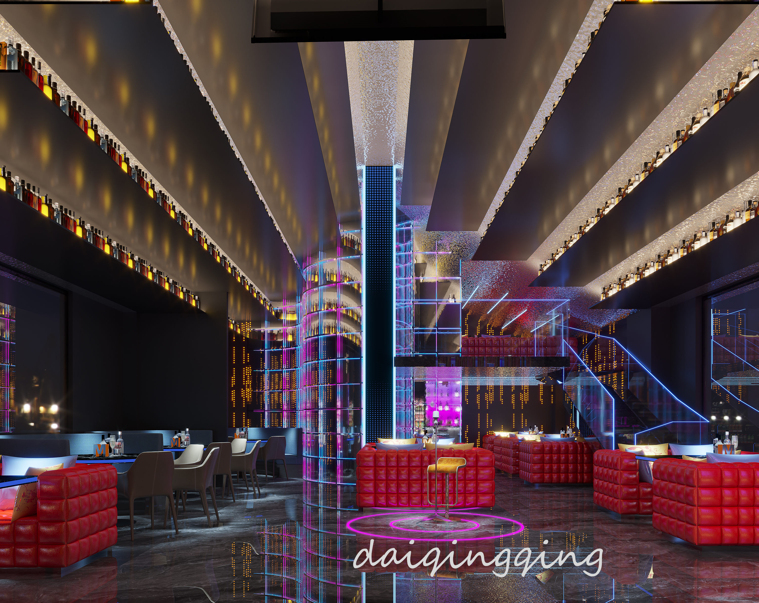 星夜传图酒吧工装设计-5