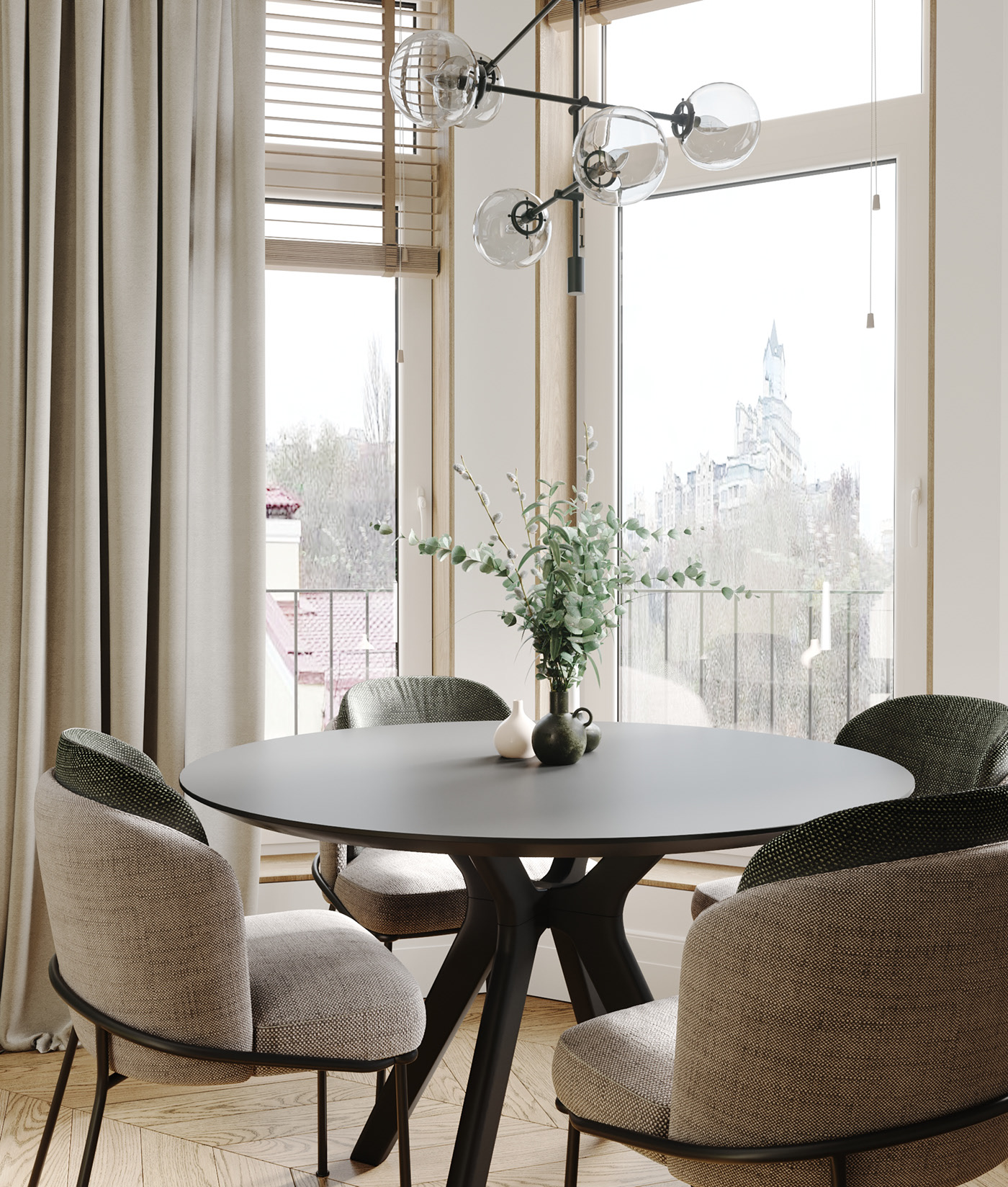 乌克兰基辅小空间公寓设计 很精致-13