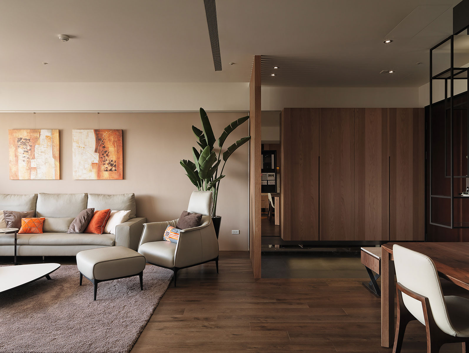 爱的礼物——158㎡明亮温暖宅  里摩设计-2