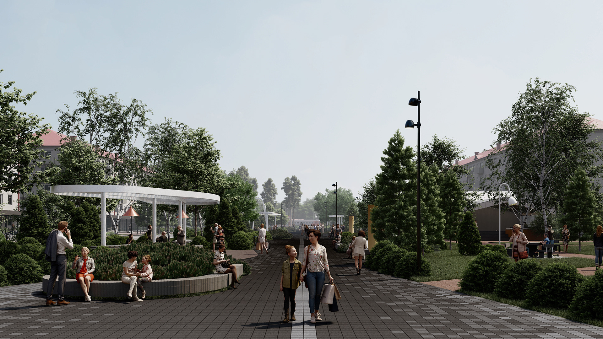 Zavodoukovsk 中央广场改造丨俄罗斯丨Project Bureau M4-32