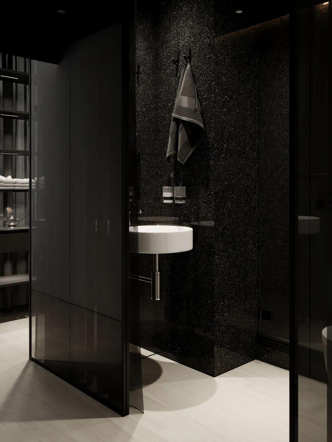 现代黑白色调 loft 公寓丨白俄罗斯明斯克丨Andrew & Darya Zhlobich-32