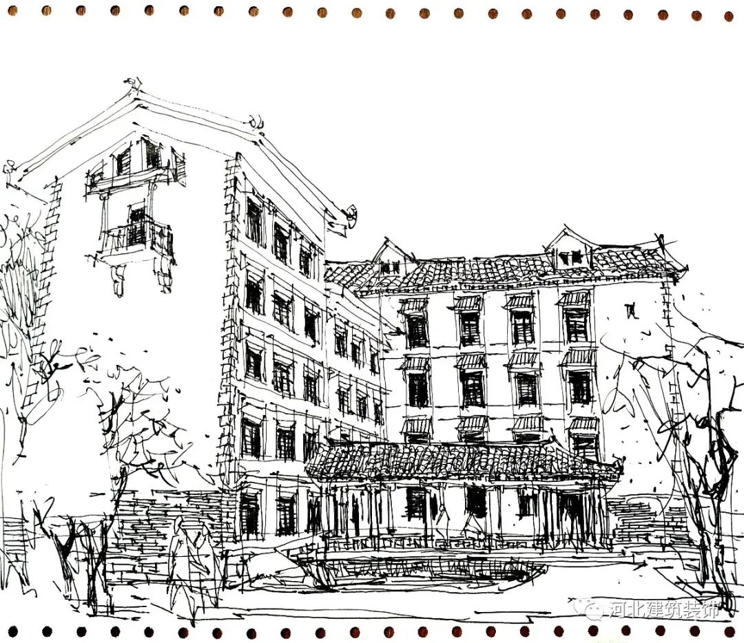 陈力军建筑速写丨中国河北-29