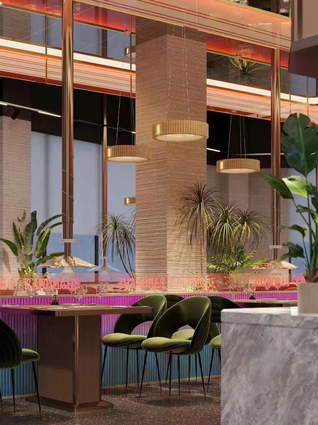 水晶感满满的海鲜餐厅 奇光幻化星辰里 灿烂波澜漫潮生-0