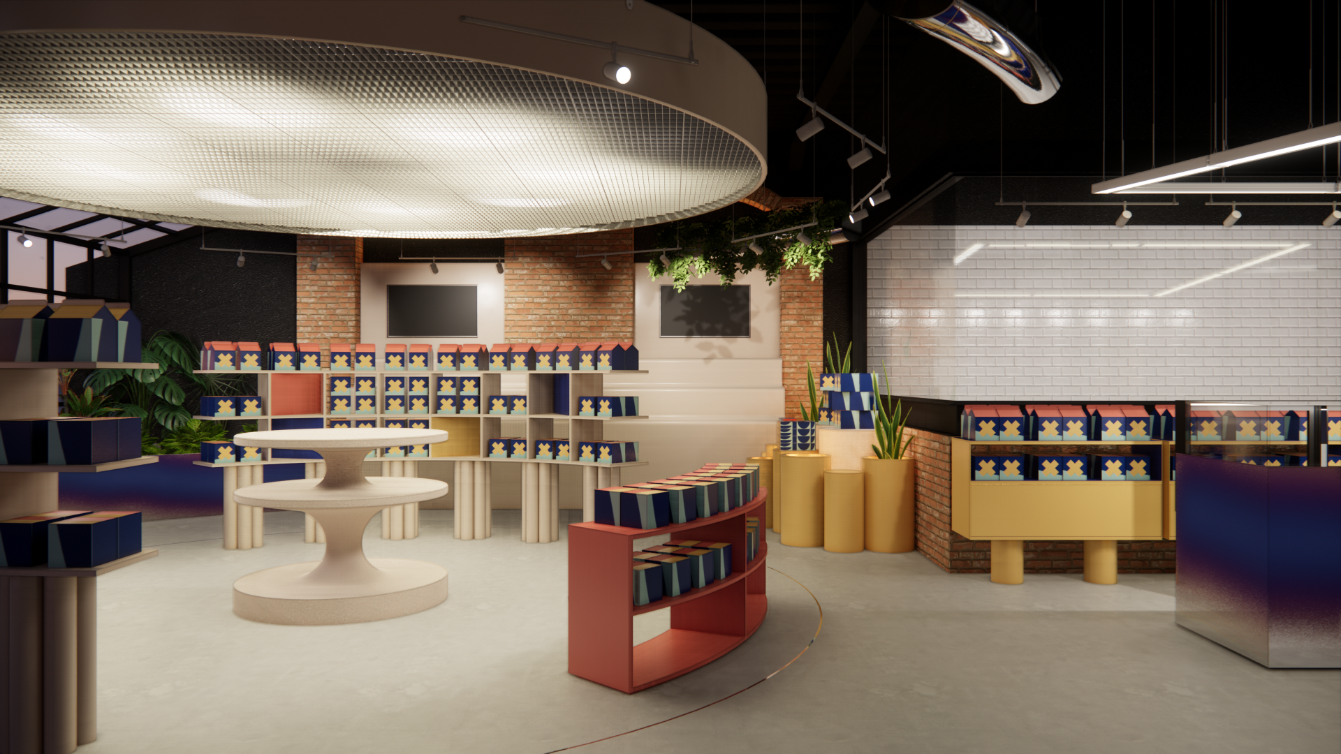 食品纪念品商店室内设计丨印度丨Kontenu Design Studio-12