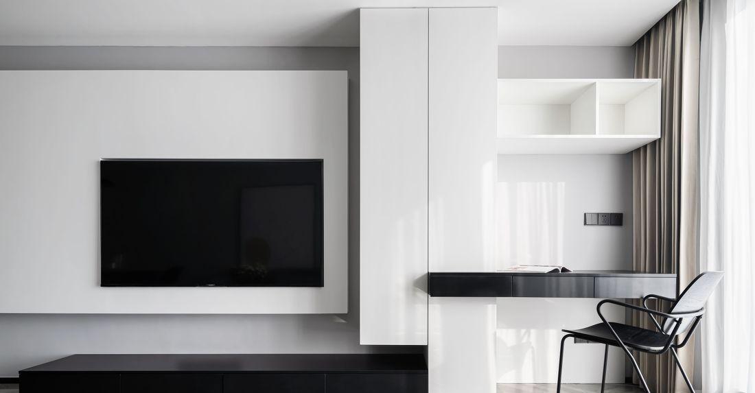 黑白灰简约小户型设计-8