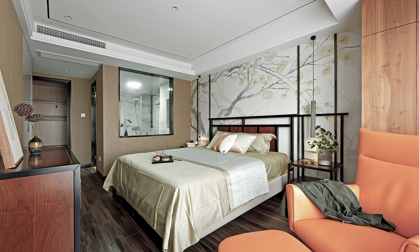 杭州天鸿香榭里 135㎡新中式禅意设计，自然与空间的完美交融-55