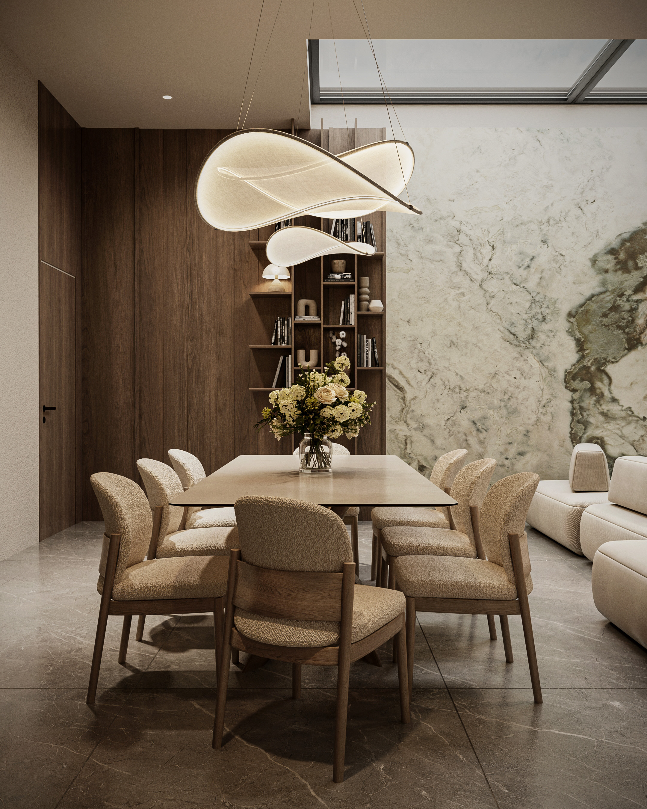 现代客厅与餐厅丨沙特阿拉伯-20