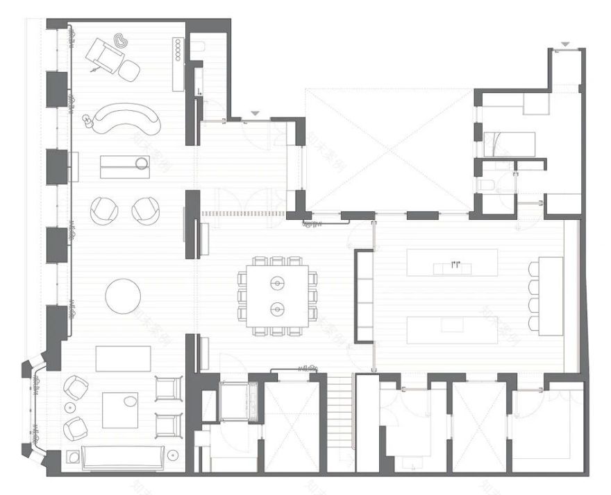 马德里极简住宅-38