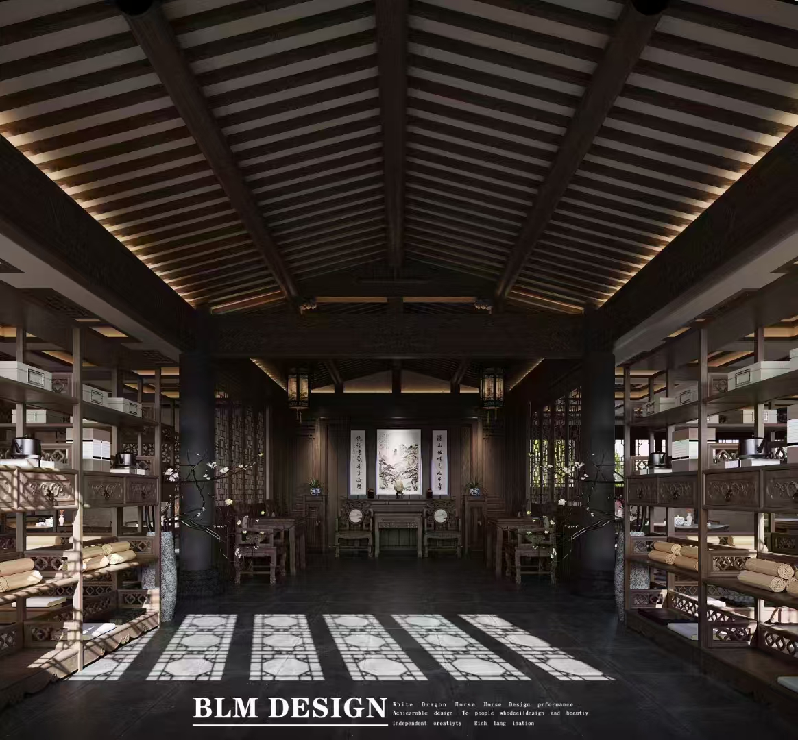 中古  白龙马效果图设计制作-8