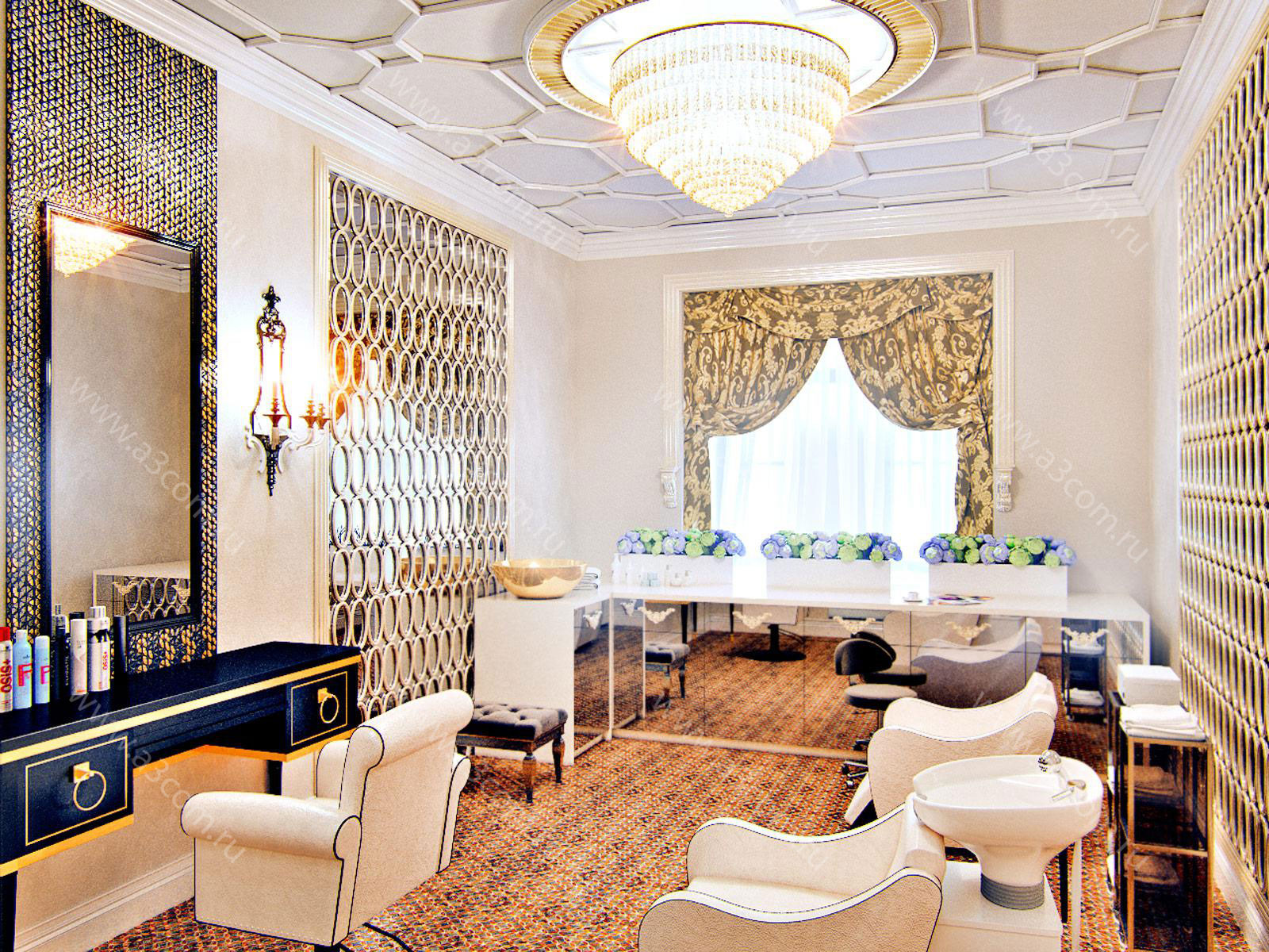 ЖК Итальянский Квартал美容沙龙设计项目丨俄罗斯莫斯科-6