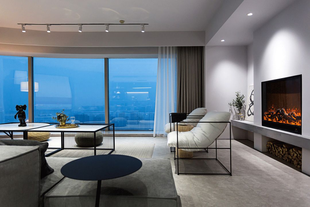 世茂滨江花园 40 万出租房装修，打造大气观景空间-113