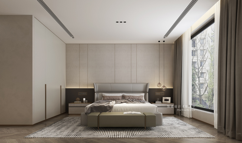 流动的光 · 现代轻奢大平层设计-20