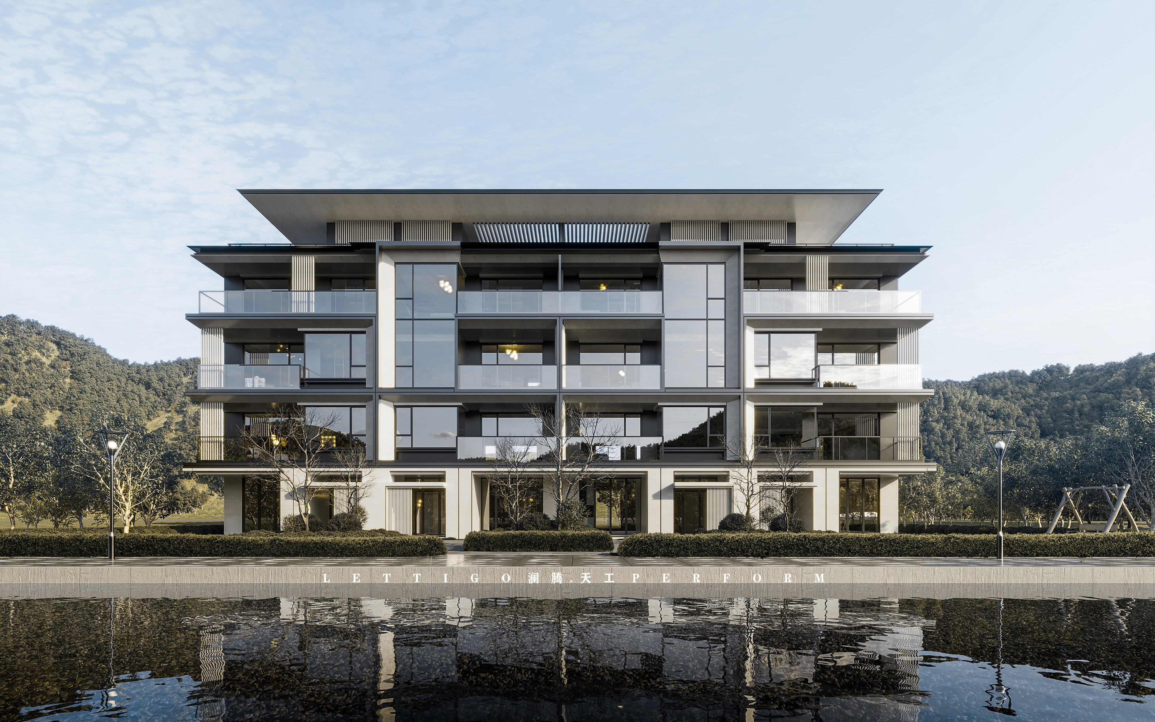 建筑设计|外观设计|鸟瞰效果图案例-4