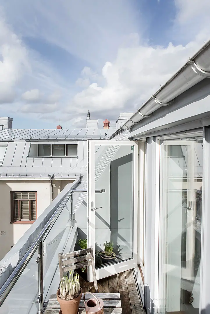 旧建筑中的现代舒适——40 平米复古公寓设计-19