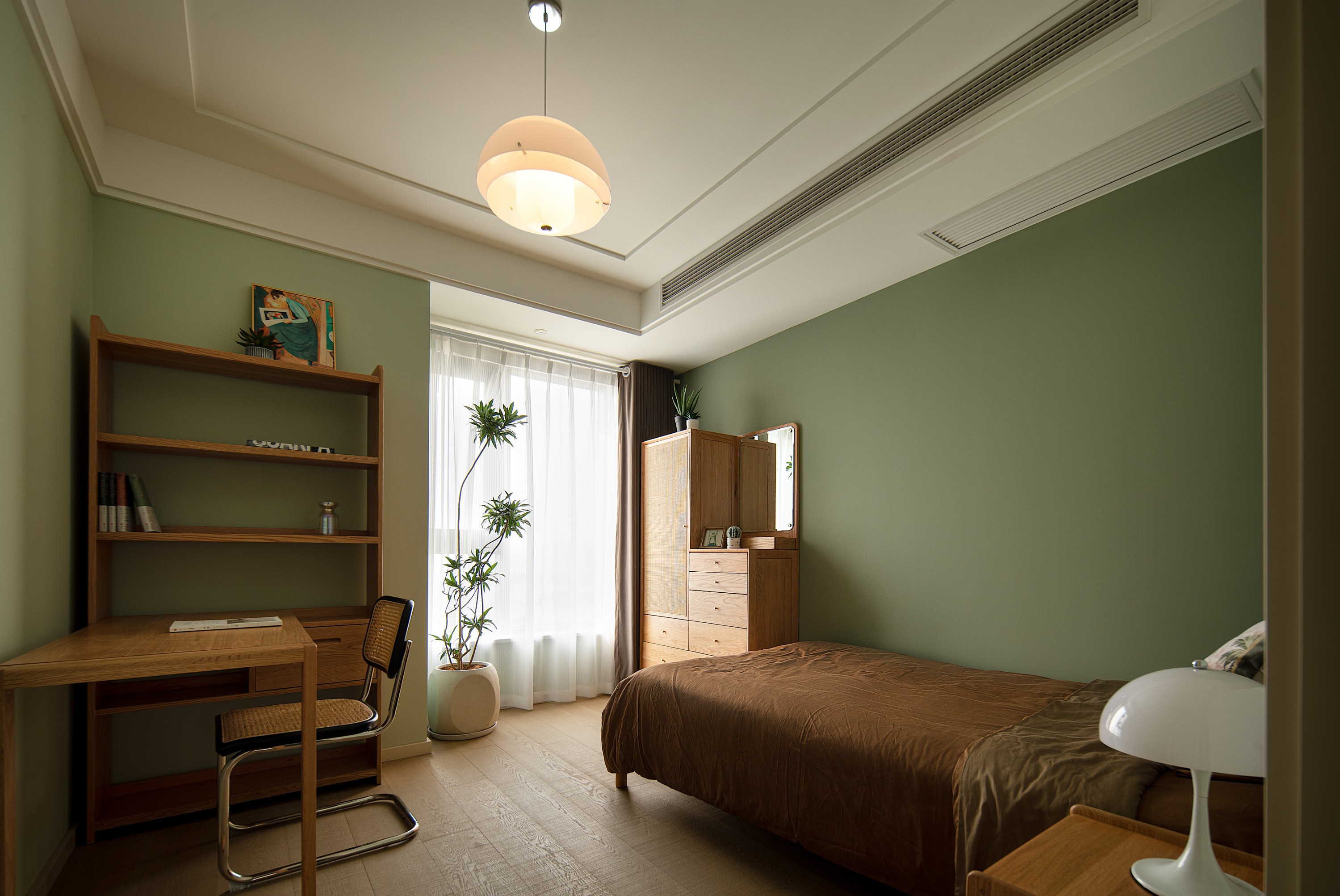 湖畔绿意小户型丨中国合肥丨麻吉空间设计-25