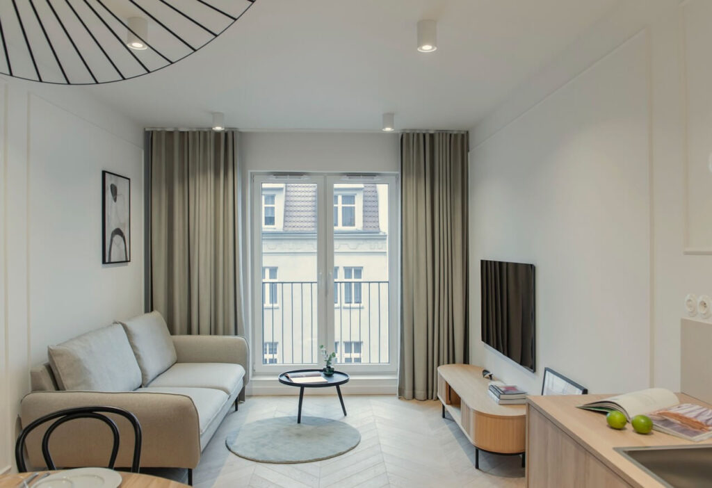 35平波兹南Wilda街极简主义公寓设计丨波兰波兹南丨Studio Wajda-14