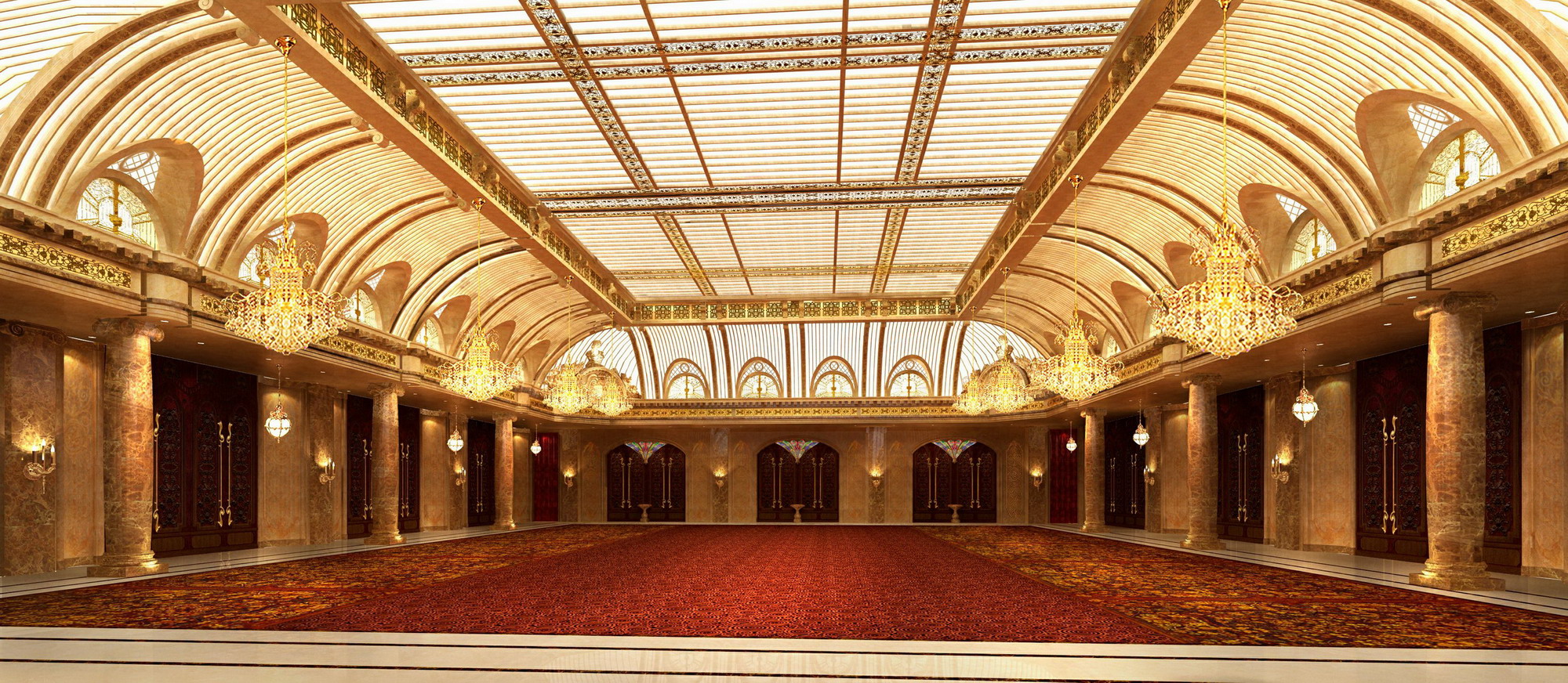 蒙古风情酒店设计 工装设计-3