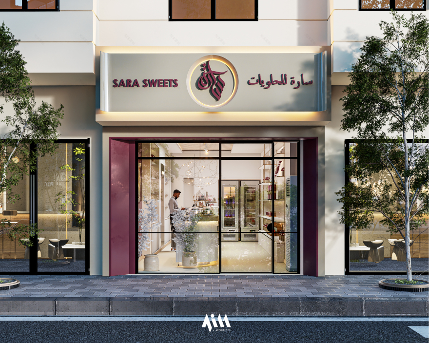Sara Sweets零售店铺丨沙特阿拉伯丨AIM Plus Architects-14