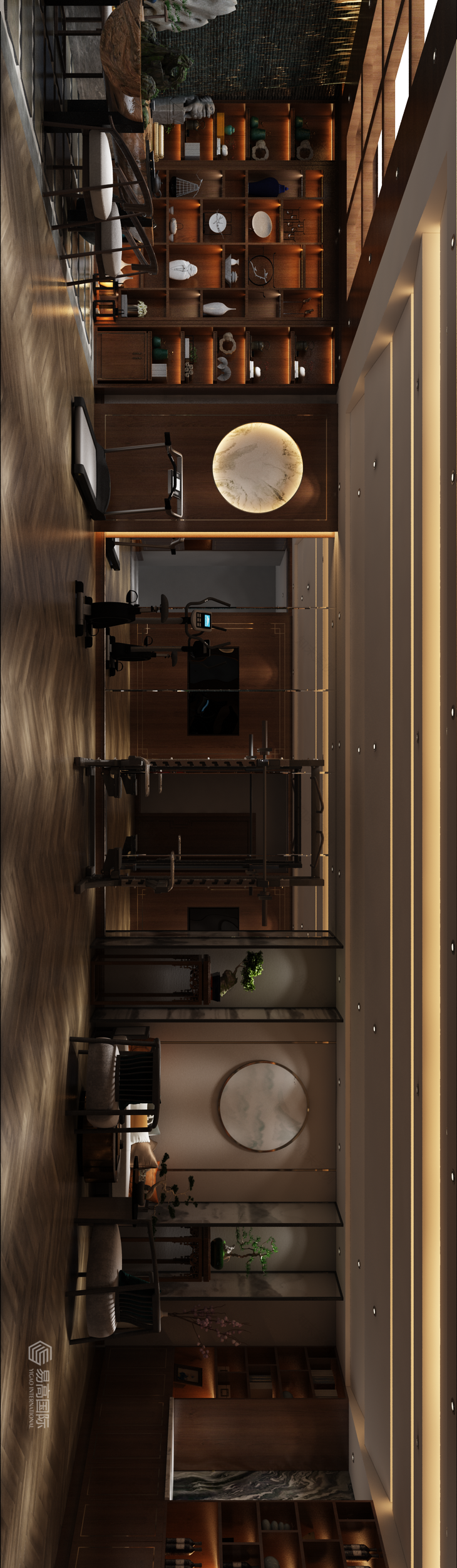 新中式别墅设计,武登高打造 460㎡优雅奢华空间-26