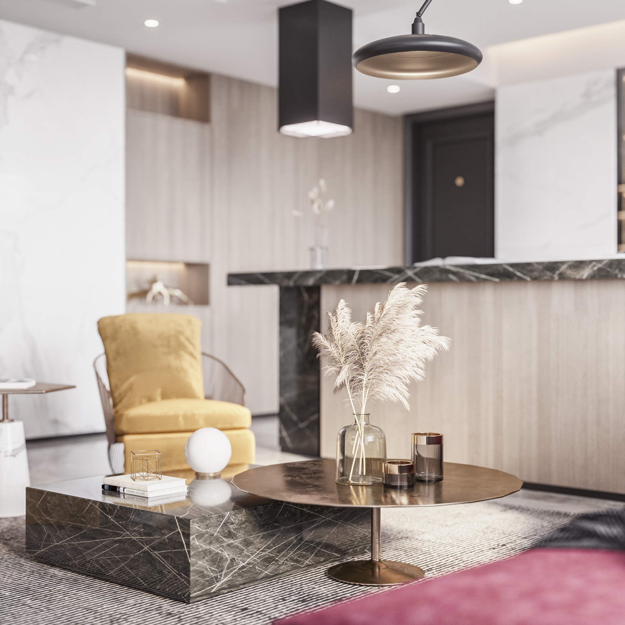 新月半岛简约时尚空间设计-11